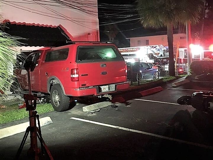 Going Off Road; Pickup Truck Crashes Into Clearwater Building ...