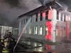 Fire officials say the fire was caused by a lightning strike.