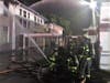 Fire officials say the fire was caused by a lightning strike.