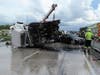 A 46-year-old man died and a 2-month-old baby died in a massive pileup involving nine vehicles on Interstate 75 just north of Interstate 4 Monday. 