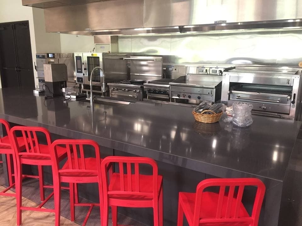 The event will take place in the state-of-the-art kitchen at Caspers Food Service Design. 