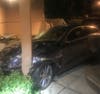 A Tampa man lost control of his Jaguar and struck the Fairfield Inn & Suites off State Road 574 in Mango.