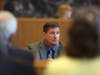 Michael Drejka listens to testimony during the weeklong trial. 