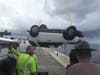 A crash sent an SUV plunging off the Howard Frankland Bridge into Tampa Bay.