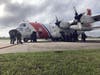 Members of the Coast Guard Air Station Clearwater evacuated 19 people from the Marsh Harbour Clinic in the Abaco Islands to Nassau.