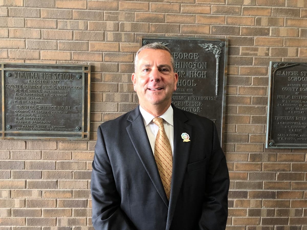 At Tuesday’s School Board meeting, Dave Brown was named the principal of High School TTT, as it’s known for planning purposes, under construction in South Hillsborough County. 
