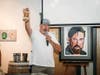 Scott Neil auctions a limited edition bottle Horse Soldier whiskey in a bottle made from a mold composed of steel from Ground Zero.