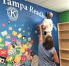 The club sets up reading rooms at local Boys & Girls Clubs. 