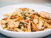 Pasta dishes at Forbici Modern Italian include White Wine Cavatelli Pasta with porcini, tomato and grilled gulf shrimp.