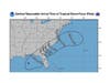 The hurricane center has estimated arrival times for tropical storm-force winds. 