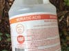 Among the debris were two boxes marked "corrosive," which contained nine 1-gallon containers of muriatic acid. 