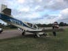 A pilot had a close call Saturday morning when the landing gear on his small plane collapsed while landing at the Clearwater Airpark. 