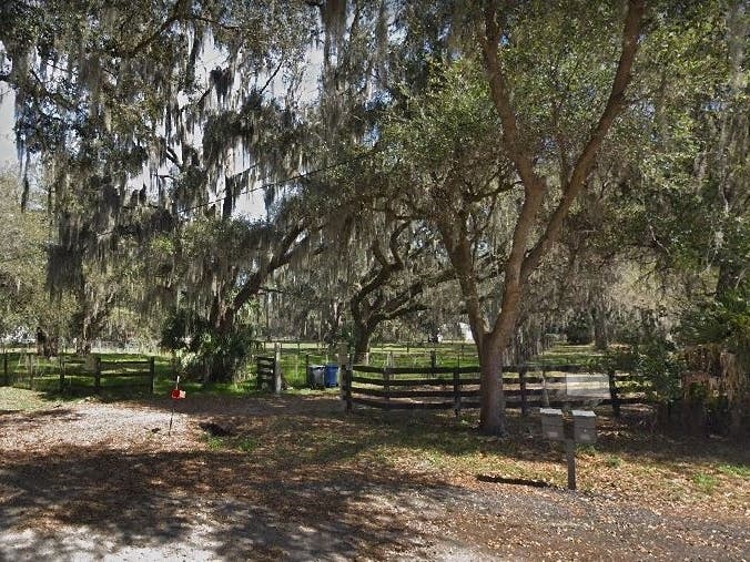 Old Welcome Road is in a rural area where homes are separated by acres of land. 