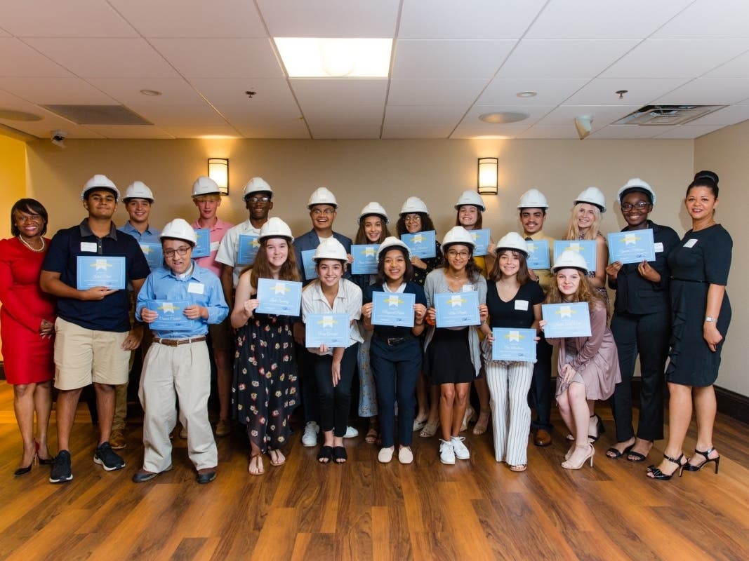 The Pier Ambassadors are comprised of 20 sophomore and junior high school students who live in St. Petersburg. 
