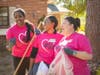 UnitedHealthcare employees began their day with some yard work. 