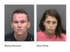 Wesley Gussman and Alicia Fisher have been charged in the string of car burglaries in FishHawk Ranch. 
