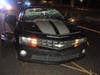A 20-year-old Plant City man is in serious condition after a crash in which his car was impaled on a guardrail. 