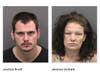 The Hillsborough County Sheriff's Office said Joshua Scott, 26, and Jessica Vollrath, 47, are accused of operating a chop shop.