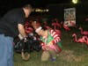 The city kicked off its holiday festivities Monday by decorating 175 Clearwater plastic flamingos in holiday attire.