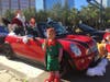 Santa and his elves are ready for the annual Tampa Christmas Parade and Santa Fest. 