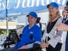 Officials from Lennar and MacDill Air Force Base turned out to see Gilchrist receive the keys to his new home.