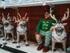 A St. Petersburg man is hoping to inspire and entertain with a series of holiday photos featuring a real-life Elf on the Shelf. 