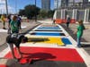 Tampa Mayor Jane Castor is not only making crosswalks in the city safer for children, she's making them more attractive as well.