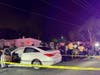 Two people were taken to the hospital as trauma alerts Thursday night following a head-on crash on North Betty Lane. 