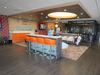 The new credit union includes a coffee bar and cafe-style floor plan. 