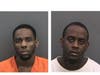 Kawaun Martez Thompson, left, and Willie James Harvey Junior were charged with robbery with a weapon.