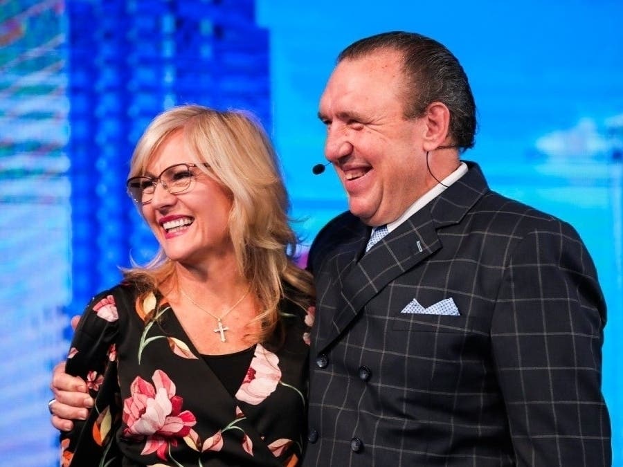 The Rev. Rodney Howard-Browne and his wife, Adonica, will cancel Palm Sunday services but haven't ruled out Easter services. 