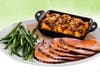 Easter options from Seasons 52 include spiral-cut glazed ham. 