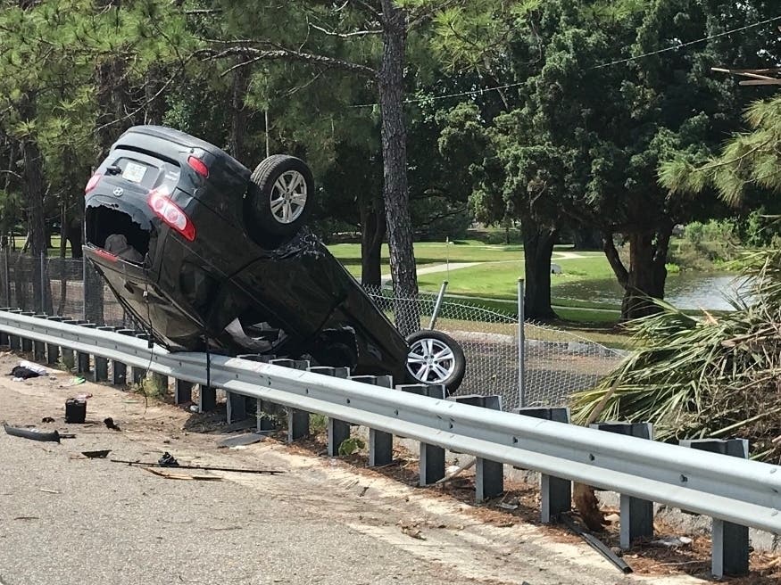 SUV Flips Over Guardrail On I-275 | Tampa, FL Patch