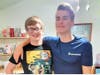 Dalton Kellett (with Sajak) is graduating from Fivay High School. He is going into the U.S. Marine Corps. 
