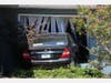 No one was injured when this Toyota Camry crashed through the front window of a house in the 2100 block of Beckett Lake Drive Tuesday.