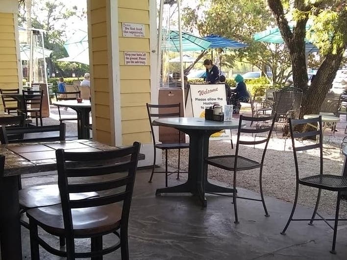 The Breakfast Nook of Land O' Lakes will be among the restaurant permitted to expand its outdoor seating area temporarily.