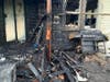 A family of four was left homeless after a fire destroyed a home at 1148 Howard St. Saturday. 