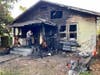 A family of four was left homeless after a fire destroyed a home at 1148 Howard St. Saturday. 