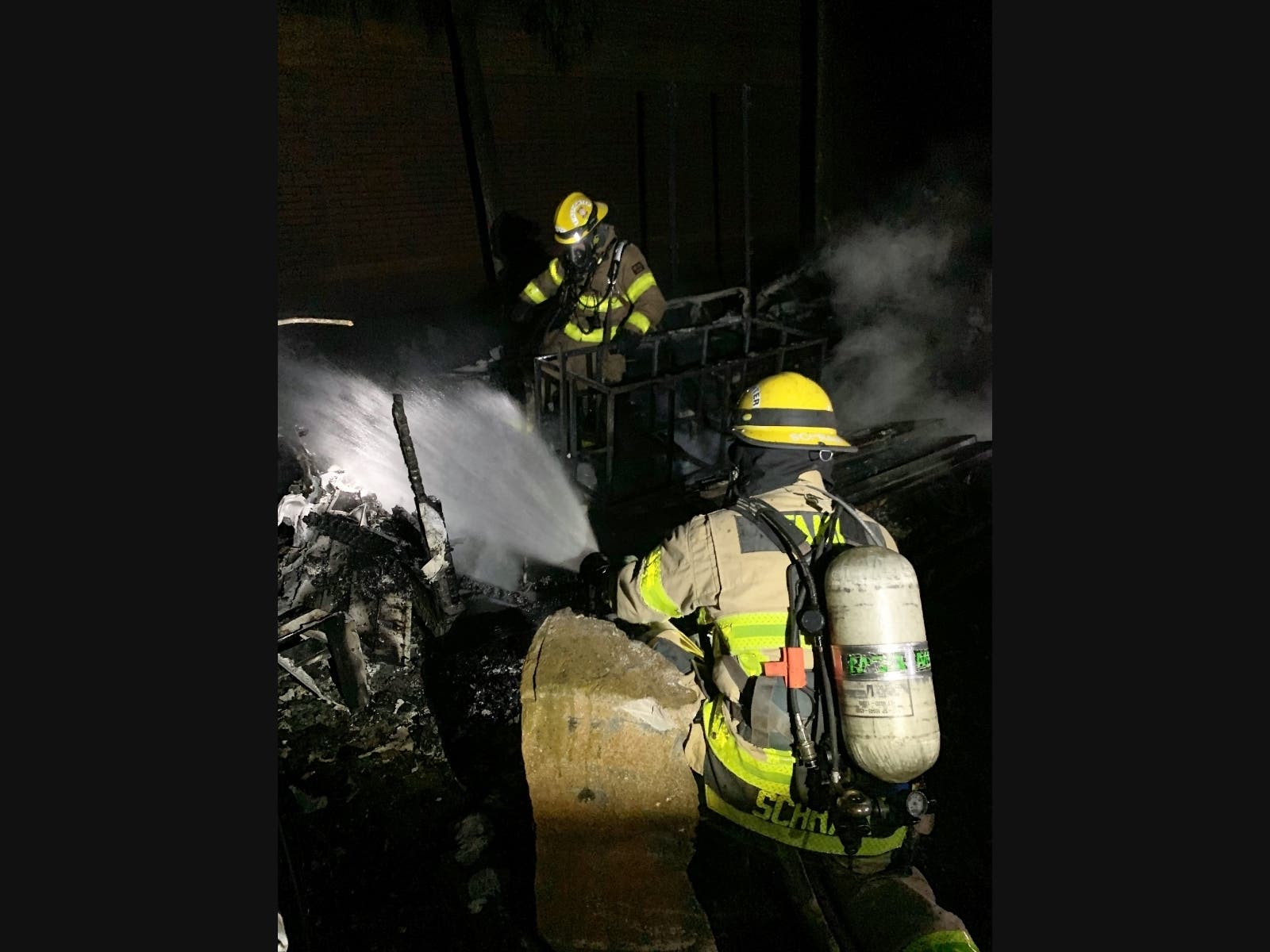 Tampa Fire Rescue was called to the scene of a maintenance shed fire at Blake High School, 1701 North Boulevard, Tampa, at 8:45 p.m. Saturday.