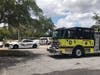 Deputies with the Hillsborough County Sheriff's Office are investigating the death of a man found in a burning car near the Publix shopping center at the corner of Van Dyke Road and Dale Mabry Highway in Lutz. 