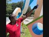 The city of Dunedin's unforgettable Bounce sculpture is brighter and more colorful following the completion of its restoration. 