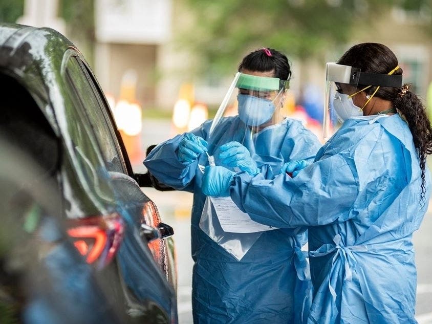 The county will soon lose its volunteer nursing students from USF for coronavirus testing.