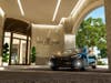 The Hyde Park House porte-cochere arrival.