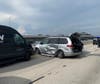 ​One man drowned and another was seriously injured after fleeing from a Florida Highway Patrol trooper and jumping off the Howard Frankland Bridge into Tampa Bay Thursday. 