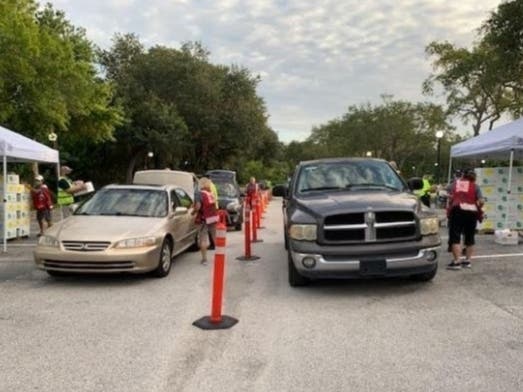 Salvation Army Drive Thru Continues To Aid Needy During Pandemic 