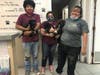 Three puppies were rescued after wedging themselves under some metal beams at a Tampa recycling company and getting stuck. 