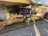Pasco Fire Rescue was called to the 7700 block of Jasmine Boulevard after an SUV crashed into a home, causing significant damage. 