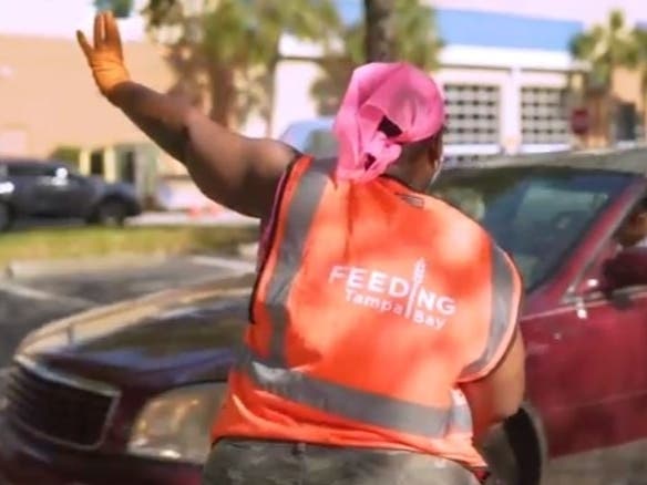 Get into the charitable spirit by volunteering at a local food bank.