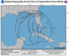 Tropical storm conditions are expected to begin in south Florida and the Florida Keys Sunday afternoon or evening.