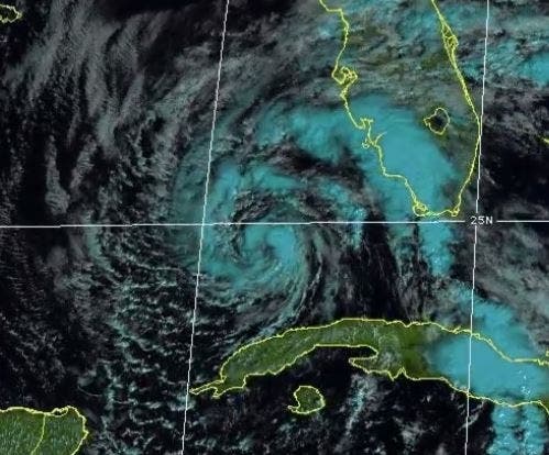 The tropical storm warning has been canceled for all the Florida peninsula and the Florida Keys.